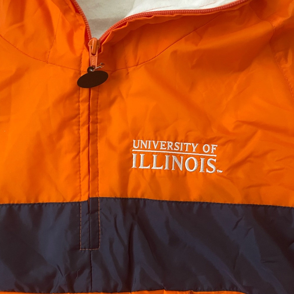 Illinois State University Storm Duds Jacket Sz Small Water Resistant Windbreaker - Picture 2 of 6